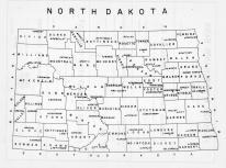 North Dakota State Map, Barnes County 1952